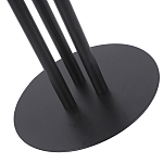 Настольная лампа с тремя прозрачными куполообразными плафонами и черным металлическим основанием Flos Wireline Lighting варинант исполнения - 2 | Loft Concept в Краснодаре