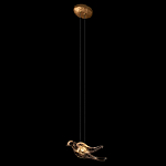 Подвесной светильник с прозрачной стеклянной птичкой Serip Voa варинант исполнения - 3 | Loft Concept в Краснодаре