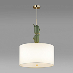 Подвесной светильник с декором в виде кактуса из керамики Opuntia D45 см варинант исполнения - 4 | Loft Concept в Краснодаре