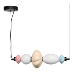 Подвесной светильник фигруный с керамическими элементами 18W LED Fragrant Light варинант исполнения - 3 | Loft Concept в Краснодаре