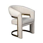 Полукресло Valbonne Chair cream velour варинант исполнения - 2 | Loft Concept в Краснодаре