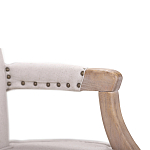 Кресло Aubrey Classical Armchair beige flax варинант исполнения - 4 | Loft Concept в Краснодаре