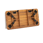 Двухместный диван из акации без подлоконтиков Amra варинант исполнения - 4 | Loft Concept в Краснодаре