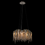 Люстра подвесная круглая с изогнутыми металлическими дугами и ниспадающими цепочками 65 см Atlantis Chain варинант исполнения - 11 | Loft Concept в Краснодаре