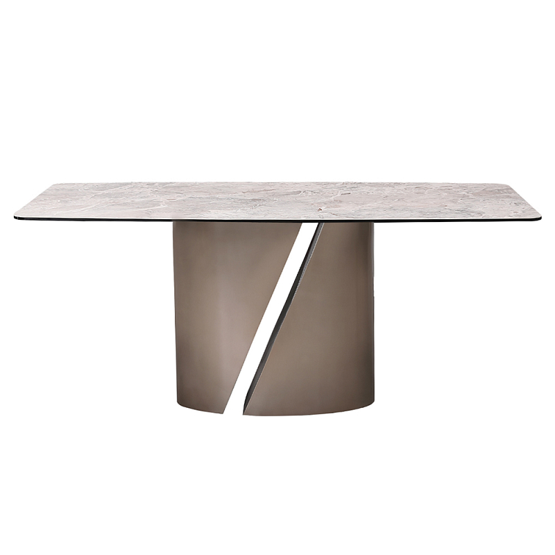 Стол обеденный керамический серый Servorios  в Краснодаре | Loft Concept 