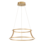 Люстра золотого цвета с 2-мя светодиодными кольцами Eurofase варинант исполнения - 2 | Loft Concept в Краснодаре