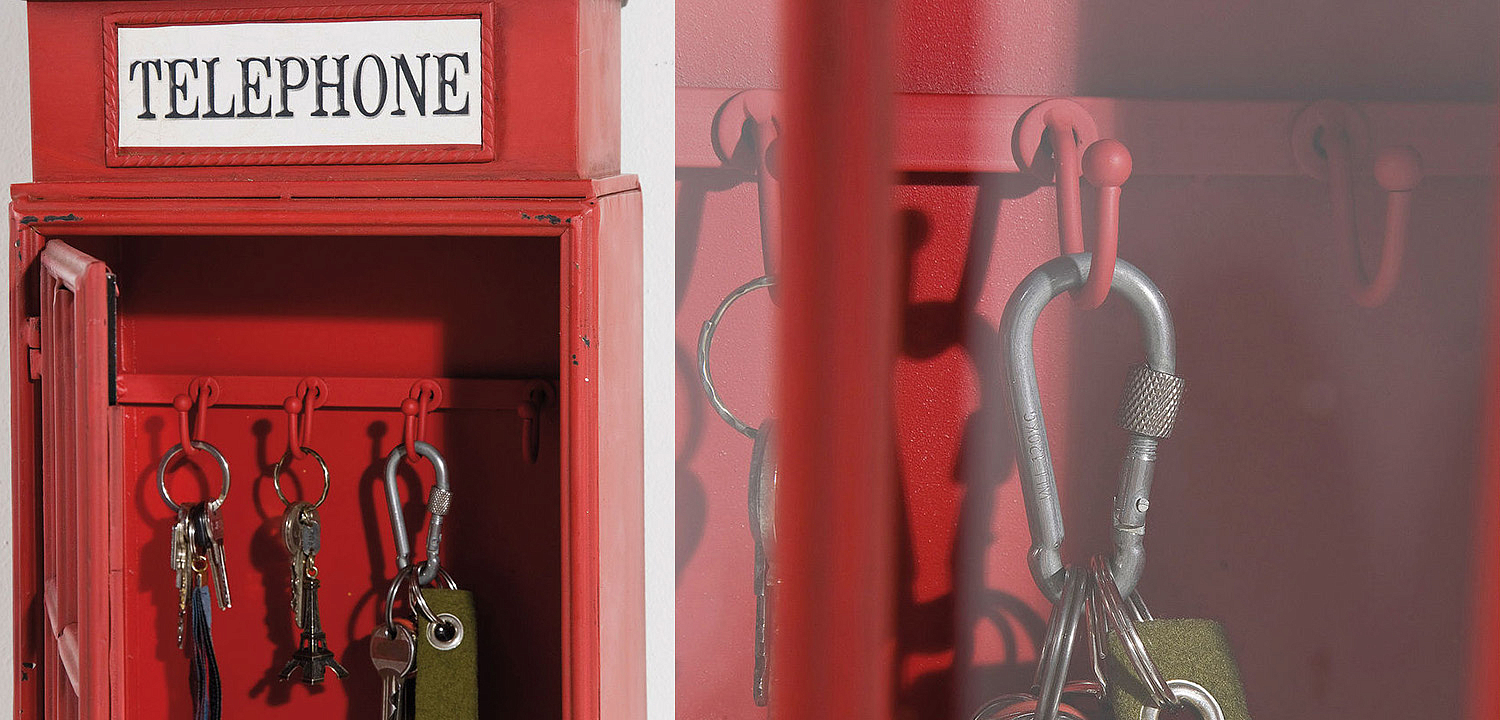 Ключница Red Telephone Box - Loft-Concept в Краснодаре