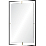 Зеркало прямоугольное в черной раме Gwendelyn варинант исполнения - 1 | Loft Concept в Краснодаре