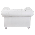 Кресло низкое с мягкой обивкой из велюра на 4-х ножках из массива березы Sophie Armchair white варинант исполнения - 3 | Loft Concept в Краснодаре