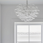 Люстра круглая со стеклянными шарами Airy Chandelier варинант исполнения - 4 | Loft Concept в Краснодаре