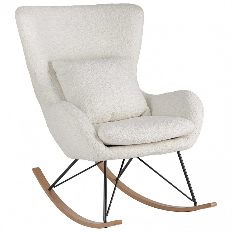 Rocking chair DORIA Кресло-Качалка  Молочный в Краснодаре | Loft Concept 