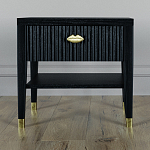 Прикроватная тумбочка с ящиком Elsa Dreams Black варинант исполнения - 5 | Loft Concept в Краснодаре