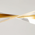 Люстра линейная с изогнутым плафоном Wave Line варинант исполнения - 8 | Loft Concept в Краснодаре