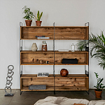Стеллаж Coste Industrial Oak Rack варинант исполнения - 2 | Loft Concept в Краснодаре