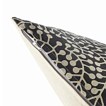 Подушка декоративная черного цвета Blossom Essence Grace варинант исполнения - 3 | Loft Concept в Краснодаре