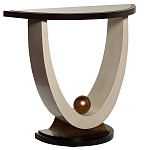 Консоль на полукруглой основе Stylish Pearl варинант исполнения - 1 | Loft Concept в Краснодаре