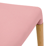Пластиковый стул на ножках из массива бука Ferret Pink варинант исполнения - 7 | Loft Concept в Краснодаре
