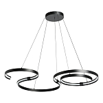 Люстра подвесная светодиодная в виде волнообразной ленты Ribbon Vortex варинант исполнения - 2 | Loft Concept в Краснодаре