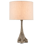 Настольная лампа с корпусом в виде дерева Gray Concrete Trunk варинант исполнения - 3 | Loft Concept в Краснодаре