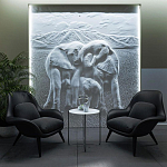 Барельеф ELEPHANTS варинант исполнения - 3 | Loft Concept в Краснодаре