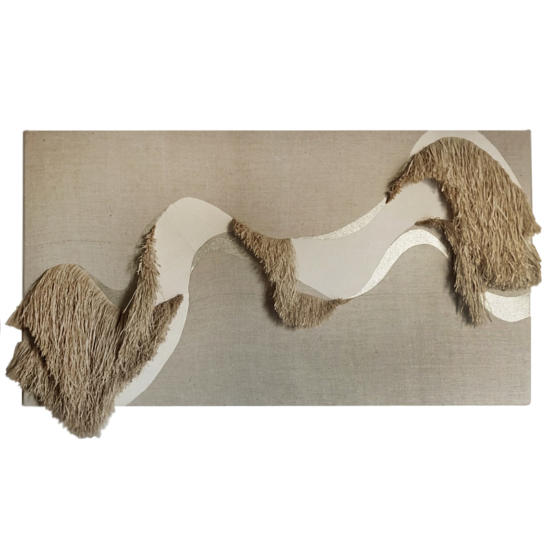 Декор настенный в Эко стиле Малибу wall panel Malibu Abstraction Коричневый Бежевый в Краснодаре | Loft Concept 