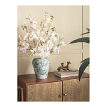 Ваза с зелеными цветочными и птичьими мотивами Vase Inspired by Nature варинант исполнения - 4 | Loft Concept в Краснодаре