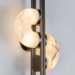 Бра  с фигурным мраморным рассеивателем Spiral of Warm Light варинант исполнения - 3 | Loft Concept в Краснодаре