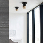 Потолочный светильник светодиодный с плафоном из натурального камня Purgatory варинант исполнения - 2 | Loft Concept в Краснодаре