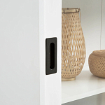 Витрина с раздвижными дверцами Wells Glass Showcase White варинант исполнения - 6 | Loft Concept в Краснодаре