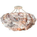 Потолочный светильник с каскадным абажуром из ракушек Sea Ravens варинант исполнения - 2 | Loft Concept в Краснодаре