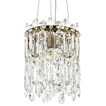 Подвесной светильник с хрустальными подвесками Roul Crystal Round Hanging Lamp варинант исполнения - 1 | Loft Concept в Краснодаре