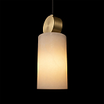 Подвесной светильник с цилиндрическим мраморным плафоном Marble square варинант исполнения - 6 | Loft Concept в Краснодаре