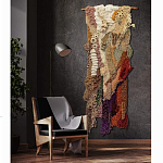 Тканый вручную абстрактный гобелен Коралловый риф Coral reef варинант исполнения - 3 | Loft Concept в Краснодаре