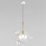 Подвесной светильник со стеклянными плафоном в виде шара и золотыми деталями & Coombes варинант исполнения - 1 | Loft Concept в Краснодаре