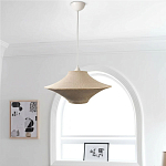 Подвесной вязаный бежевый светильник «Звезда Востока 01» варинант исполнения - 4 | Loft Concept в Краснодаре