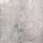 Обои ручная роспись в стиле Арт-деко Rateau Bas Relief on Tarnished Silver gilded paper варинант исполнения - 2 | Loft Concept в Краснодаре