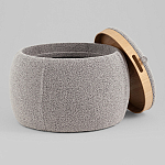 Пуф-трансформер Люкке с крышкой серый варинант исполнения - 5 | Loft Concept в Краснодаре