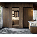 Раздвижные деревянные двери для кухни SISTEMA 7 Dada Engenereed Doors варинант исполнения - 5 | Loft Concept в Краснодаре