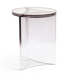 Стол журнальный круглый Acrylic Аether Smoke варинант исполнения - 1 | Loft Concept в Краснодаре