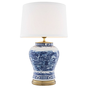 Настольная лампа Eichholtz Table Lamp Chinese Blue
