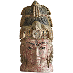 Арт-объект на стену Маска из массива акации Acacia Mask варинант исполнения - 5 | Loft Concept в Краснодаре