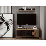 Полка навесная открытая Stone Effect варинант исполнения - 2 | Loft Concept в Краснодаре