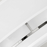 Потолочный светильник с двухслойным белым текстильным абажуром Hinkley варинант исполнения - 12 | Loft Concept в Краснодаре