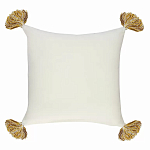 Чехол на подушку с кисточками и вышивкой птиц Ethnic mix Birds Square варинант исполнения - 4 | Loft Concept в Краснодаре