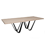 Стол обеденный на изогнутых ножках Consonance варинант исполнения - 2 | Loft Concept в Краснодаре