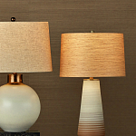 Настольная лампа фарфоровая с узором на корпусе Junction Place варинант исполнения - 4 | Loft Concept в Краснодаре