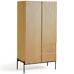 Шкаф с геометрическим рисунком на дверцах Anders Light Wood варинант исполнения - 2 | Loft Concept в Краснодаре