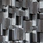 Абстрактное Объемное Панно Industrial panel Travers Coals варинант исполнения - 2 | Loft Concept в Краснодаре