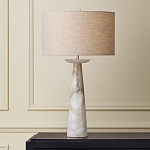 Настольная лампа на конусовидном корпусе с чашей и с тканевым абажуром Daydreaming варинант исполнения - 4 | Loft Concept в Краснодаре