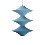 Подвесной вязаный голубой светильник «Звезда Востока 03» варинант исполнения - 2 | Loft Concept в Краснодаре